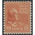 # 815 10c Presidential Issue John Tyler 1938 Mint NH