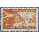 Yugoslavia #C34 1951 CTO Crease