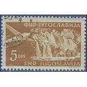 Yugoslavia #C50 1952 CTO Dark Gum