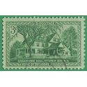 #1023 3c Sagamore Hill Home of Theodore Roosevelt 1953 Used
