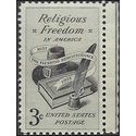 #1099 3c Religious Freedom in America 1957 Mint NH