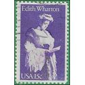 #1832 15c Literary Arts Edith Wharton 1980 Used