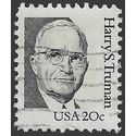 #1862 20c Great Americans Harry S. Truman 1984 Used