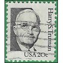 #1862 20c Great Americans Harry S. Truman 1984 Used