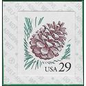 #2491 29c Flora and Fauna Pine Cone Coil Single 1993 Mint NH