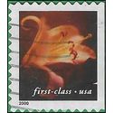 #3457 34c 4 Flowers Booklet Single 2000 Used