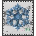 #4102 39c Christmas Snowflake 2006 Used