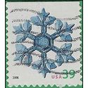 #4106 39c Snowflake Booklet Single 2006 Used