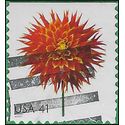 #4179 41c Flowers Dahlia Booklet Single 2007 Used