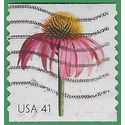 #4184 41c Flowers Coneflower Booklet Single 2007 Used