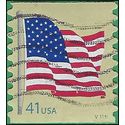 #4188 41c U.S. Flag PNC Single #V11111 2007 Used