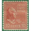 # 815 10c Presidential Issue John Tyler 1938 Used HR
