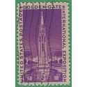 # 852 3c Golden Gate Intl. Expo San Francisco 1939 Used