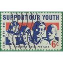 #1342 6c The Elks Club, Support our Youth 1968 Used