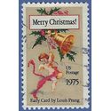 #1580 10c Christmas Card, by Louis Prang 1975 Used