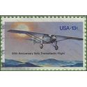 #1710 13c 50th Anniversary Lindbergh Flight 1977 Used