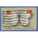 #1715 13c Butterflies Orange Tip 1977 Used