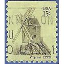 #1738 15c American Windmills Virginia 1720 Booklet Single 1980 Used