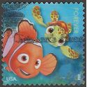 #4679 (45c Forever) Disney-Pixar Films Finding Nemo 2012 Used