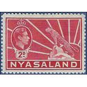Nyasaland # 57a 1942 Mint H