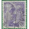 Spain # 693 1940 Used