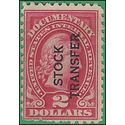Scott RD 31 $2.00 Stock Transfer Stamp: Liberty 1928 Used