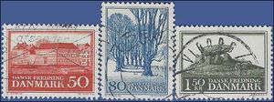 Denmark # 426-428 1966 Used