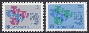 UN New York # 318-319 1980 Mint NH Set of 2