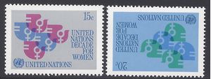 UN New York # 318-319 1980 Mint NH Set of 2