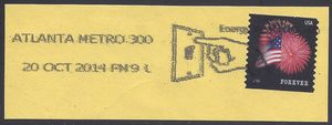 #4868 (49c Forever) Star Spangled Banner Coil Single Used