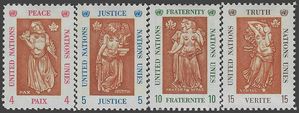 UN New York # 170-174 1967 Mint LH Set of 5