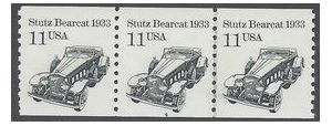 #2131 11c Stutz Bearcat 1933 PNC of 3 #4 1985 Mint NH