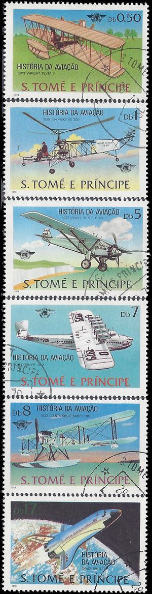 Sao Tome and Principe # 528-533 1979 Set Mammals  CTO