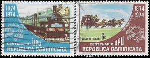 Dominican Republic # 727-728 1974 Used Set of 2