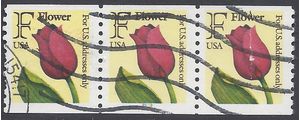 #2518 29c "F" Rate Tulip  PNC/3 #2222 1991 Used