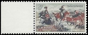 #1243 5c Charles M. Russell 1964 Mint NH