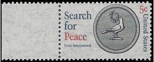 #1326 5c Search for Peace 1967 Mint NH