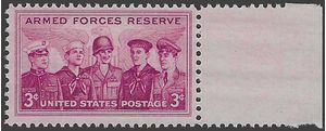 #1067 3c United States Armed Forces Reserves 1955 Mint NH