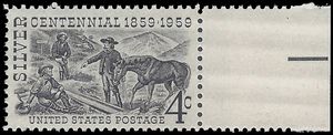 #1130 4c Silver Centennial 1859-1959 Mint NH