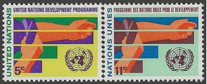 UN New York # 164-165 1967 Mint LH Set of 2
