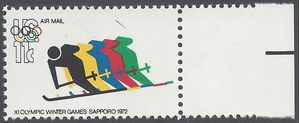 Scott C 85 11c US Air Mail 11th Olympic Games 1972 Mint NH
