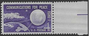 #1173 4c Communications for Peace 1960 Mint NH