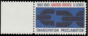 #1233 5c 100th Anniv. Emancipation Proclamation 1963 Mint NH