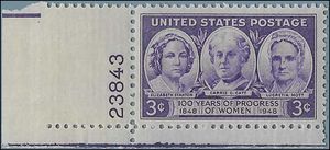 # 959 3c Century of Progress of American Women P# 1948 Mint NH