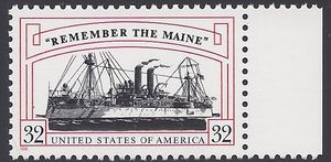 #3192 32c Remember The Maine! 1998 Mint NH