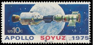 #1569 10c Apollo Soyuz Space Project 1975 Used