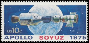 #1569 10c Apollo Soyuz Space Project 1975 Used