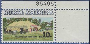 #1505 10c Chautauqua Institution P# 1974 Mint NH