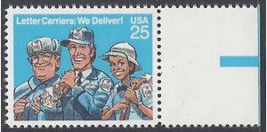 #2420 25c Letter Carriers Will Deliver 1989 Mint NH