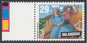 #2722 29c American Music Series Oklahoma 1993 Mint NH